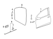 Diagram for Volkswagen Golf Door Seal - 5K4-867-911-C-9B9