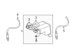 Diagram for Volkswagen Vapor Canister - 7P0-201-801-L