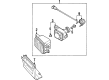 Diagram for Volkswagen Fog Light Lens - 357-941-724