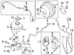 Diagram for Volkswagen Brake Booster Vacuum Pump - 7P0-614-215-A