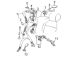 Diagram for Volkswagen Passat Seat Belt - 3B0-857-807-C-HCQ