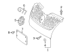 Diagram for Volkswagen Eos Emblem - 1T0-853-601-A-FDY