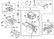 Diagram for Volkswagen Center Console - 3CN-863-242-B-82V