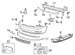 Diagram for Volkswagen Golf Grille - 5K0-853-677-A-9B9