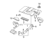 Diagram for Volkswagen Rabbit Air Duct - 1K0-129-618-BC