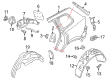 Diagram for Volkswagen Fuel Door - 7P6-809-909-A