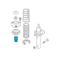 Diagram for Volkswagen Taos Shock And Strut Mount - 1K0-412-303-M