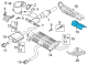 Diagram for Volkswagen Atlas Exhaust Heat Shield - 3QF-825-613-C