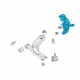 Diagram for 2021 Volkswagen Jetta Steering Knuckle - 5QM-407-253