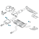 Diagram for Volkswagen Atlas Exhaust Hanger - 3QF-253-144-A