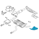 Diagram for Volkswagen Atlas Exhaust Heat Shield - 3QF-825-711-C