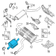 Diagram for Volkswagen Muffler - 3QF-253-409-K