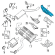 Diagram for Volkswagen Atlas Exhaust Heat Shield - 3QF-825-661-D