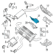 Diagram for Volkswagen Atlas Exhaust Heat Shield - 3QF-825-721-B