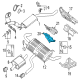 Diagram for Volkswagen Atlas Exhaust Heat Shield - 3QF-825-756-D
