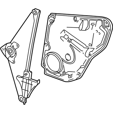 Volkswagen Passat Window Regulator - 3B5-839-462-A