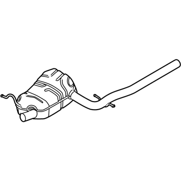 Volkswagen Jetta Muffler - 1K0-253-209-DJ