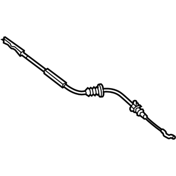 Volkswagen GTI Door Latch Cable - 5K4-839-085-E
