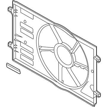 Volkswagen Jetta Cooling Fan Shroud - 5Q0-121-205-AN