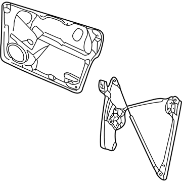 Volkswagen Jetta Window Regulator - 1J4-837-730-BL