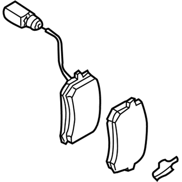 Volkswagen Brake Pad Set - 3C0-698-451-G