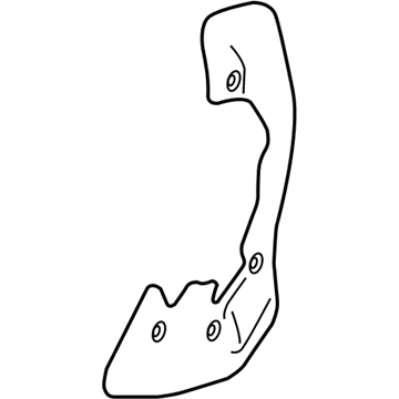 Volkswagen Touareg Brake Dust Shield - 7P0-615-311-B