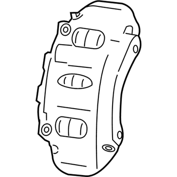 Volkswagen Touareg Brake Caliper - 7P6-615-124-H