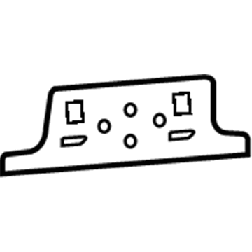 Volkswagen 3D0-821-187-D Spacer Plate