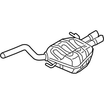 Volkswagen Golf Alltrack Muffler - 5GM-253-609-F