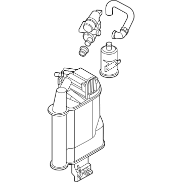 Volkswagen Jetta Vapor Canister - 5Q0-201-797-AE