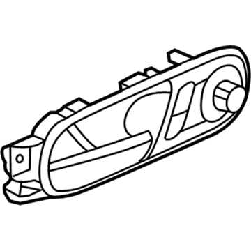 Volkswagen Beetle Interior Door Handle - 5C5-837-113-F-UBN