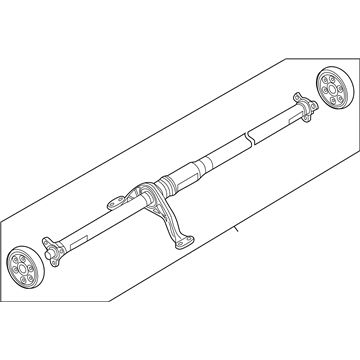 Volkswagen Driveshaft - 5QF-521-101-S