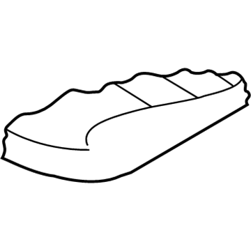 Volkswagen Passat Seat Cushion Pad - 3B0-881-375-T