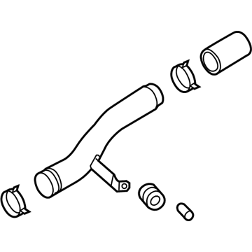 Volkswagen Touareg Air Intake Hose - 7L6-128-654-B