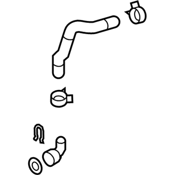 2014 Volkswagen Passat Radiator Hose - 5C0-122-051-P