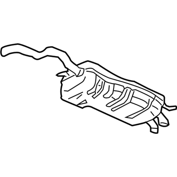 Volkswagen Beetle Muffler - 1J6-253-609-AP