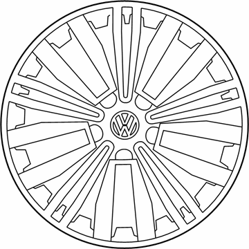 Volkswagen Tiguan Alloy Wheels - 5NN-601-025-L-NQ9