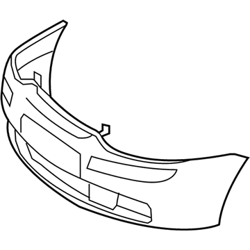 Volkswagen Bumper - 1K0-807-217-A-GRU