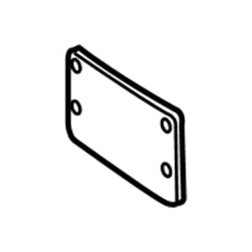 Volkswagen License Plate - 1K0-807-285-D-9B9