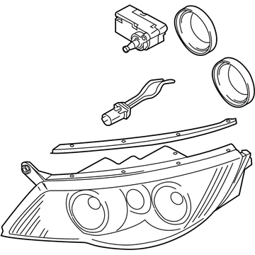Volkswagen Tiguan Headlight - 5N1-941-040-S