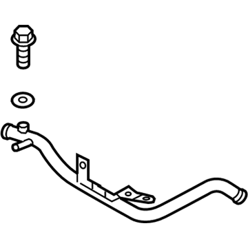 2012 Volkswagen Touareg Coolant Pipe - 059-121-507-AG