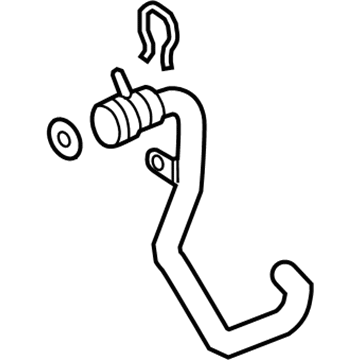 2012 Volkswagen Touareg Radiator Hose - 7P6-122-101-J