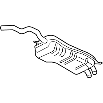 Volkswagen Golf Muffler - 1J6-253-609-BN