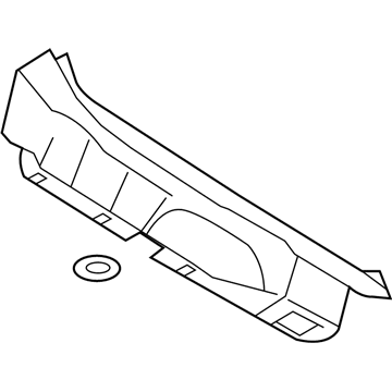 Volkswagen Golf R Exhaust Heat Shield - 1K0-825-661-S