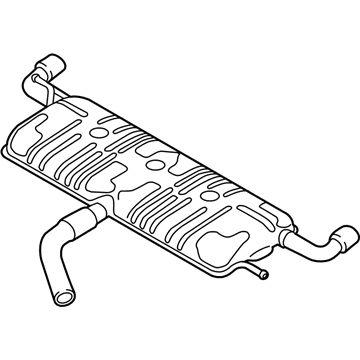 Volkswagen Beetle Muffler - 5C3-253-609-G