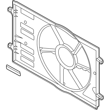 Volkswagen Jetta Cooling Fan Shroud - 5WA-121-205