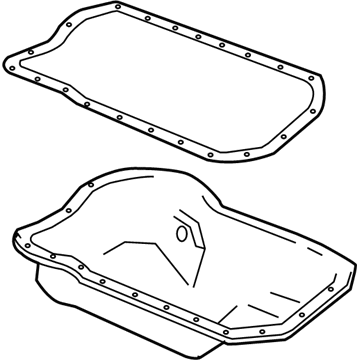 Volkswagen Jetta Oil Pan - 021-103-601-B