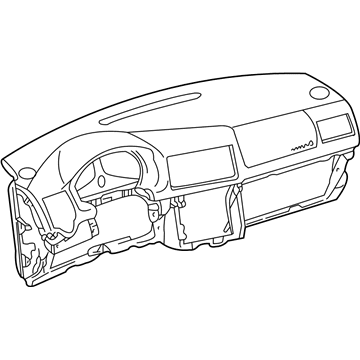 Volkswagen 1JE-857-001-A-27Y Instrument Panel