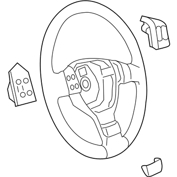 Volkswagen Jetta Steering Wheel - 5C0-419-091-CP-81U