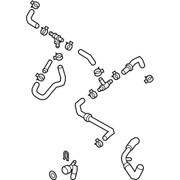 2014 Volkswagen Passat Radiator Hose - 5C0-122-101-AC